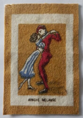 APACHE MELANGE Types of Dances Novelty Felt Flannel 5 1/4" x 3 1/2" - Picture 1 of 2