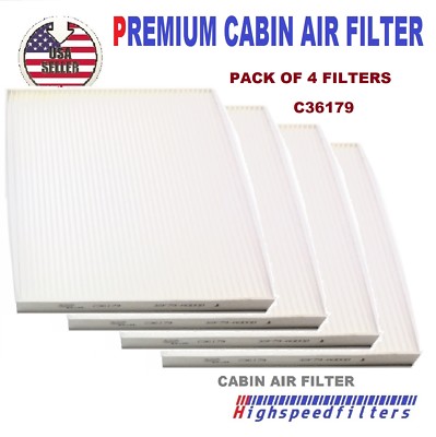 4x C36179 CABIN AIR FILTER for Hyundai Azera Santa Fe KIA Sonata Optima CAF1817P