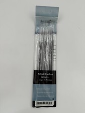 Watercolor Brushes Professional Artists 9 Silver Gray Liner Brush Shapes