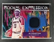 2020-21 Panini Court Kings RJ Hampton Rookie Expression Jersey RC
