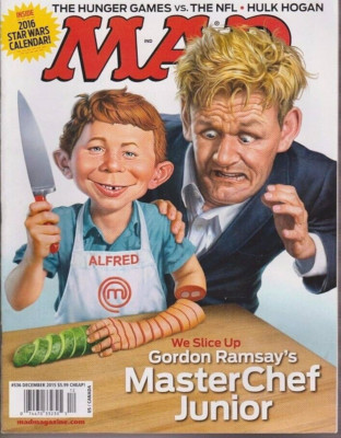 MAD Magazine #536 December 2015 Gordon Ramsay Hunger Games Hulk Hogan