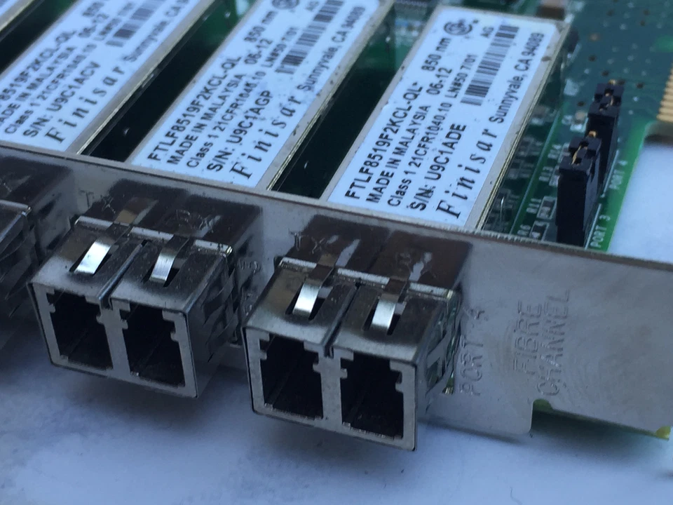 QLA2344 - QLogic 2GB Quad 4-Port PCI-X Fibre Channel Standard Profile HBA - Image 4 of 4