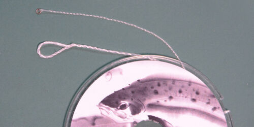 1 Stck. 12 Fuß Tenkara mono gefaltete Führungslinie eingebaut 2 mm Tippet Ring + 2 Linien Wickler #36 - Bild 2 von 8