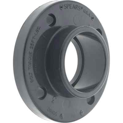 PRO-SOURCE 3'' PVC Pipe Flange (One Piece) Schedule 80, Slip End Connection