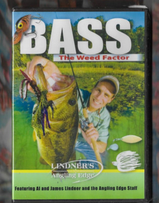 NEW & FACTORY SEALED BASS THE WEED FACTOR FISHING AL JIM LINDNER'S DVD