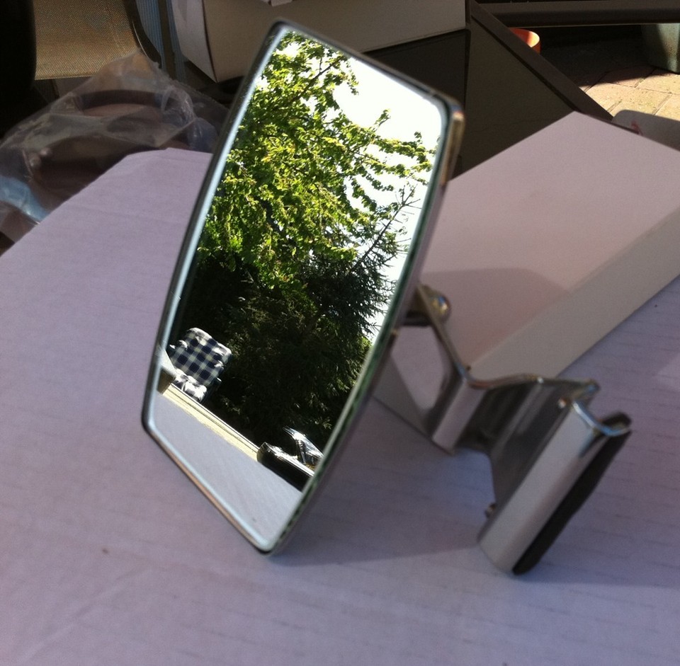Rectangular Clip On Overtaking Mirror jaguar e type BS5-11 | eBay