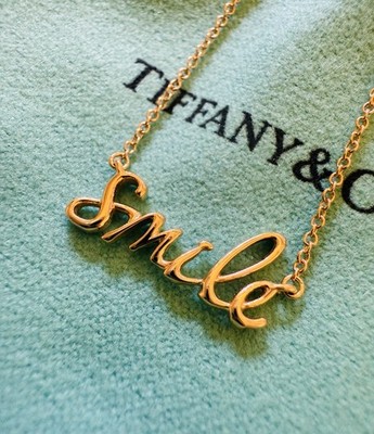 Tiffany & Co. 18k Gold Paloma Picasso Graffiti Letter Smile