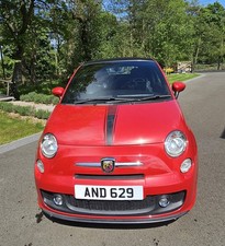 FIAT ABARTH 595 CONVERTIBLE! IMMACULATE! RED!  GENUINE 41K MILEAGE. WELL LOVED!