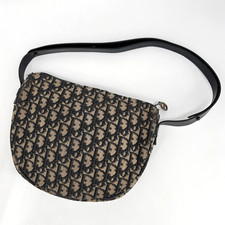 Borsa a tracolla Dior borsa a mano trotter tela mezzaluna mezza luna vintage ...