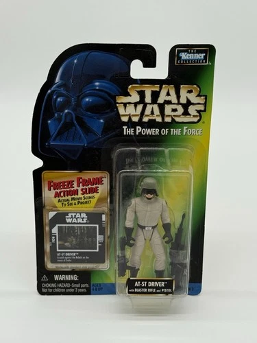 Kenner Star Wars Power Of The Force - At-St Driver With Blester Pistol And...