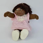 Cabbage Patch Kids African American Doll 1982 Vintage Pink Dress Shoes