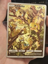 Pikachu TCG Pocket Custom Textured Pokemon Fanart Card