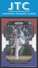 2022 Prizm Dylan Coleman Red/White/Blue Prizm RC Kansas City Royals Rookie