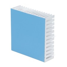 8Pcs Heat Sink Cooling Heatsink Cooler 50x50x15mm White With Back Adhesive