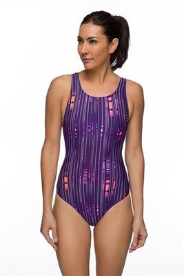 Maru Cascade Pacer Hydro Back Badeanzug | alle Größen | lila Zoggs UVP 42£