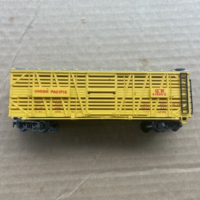 AHM HO Scale Cattle Stock Car Union Pacific OSL #47736  New Without Box