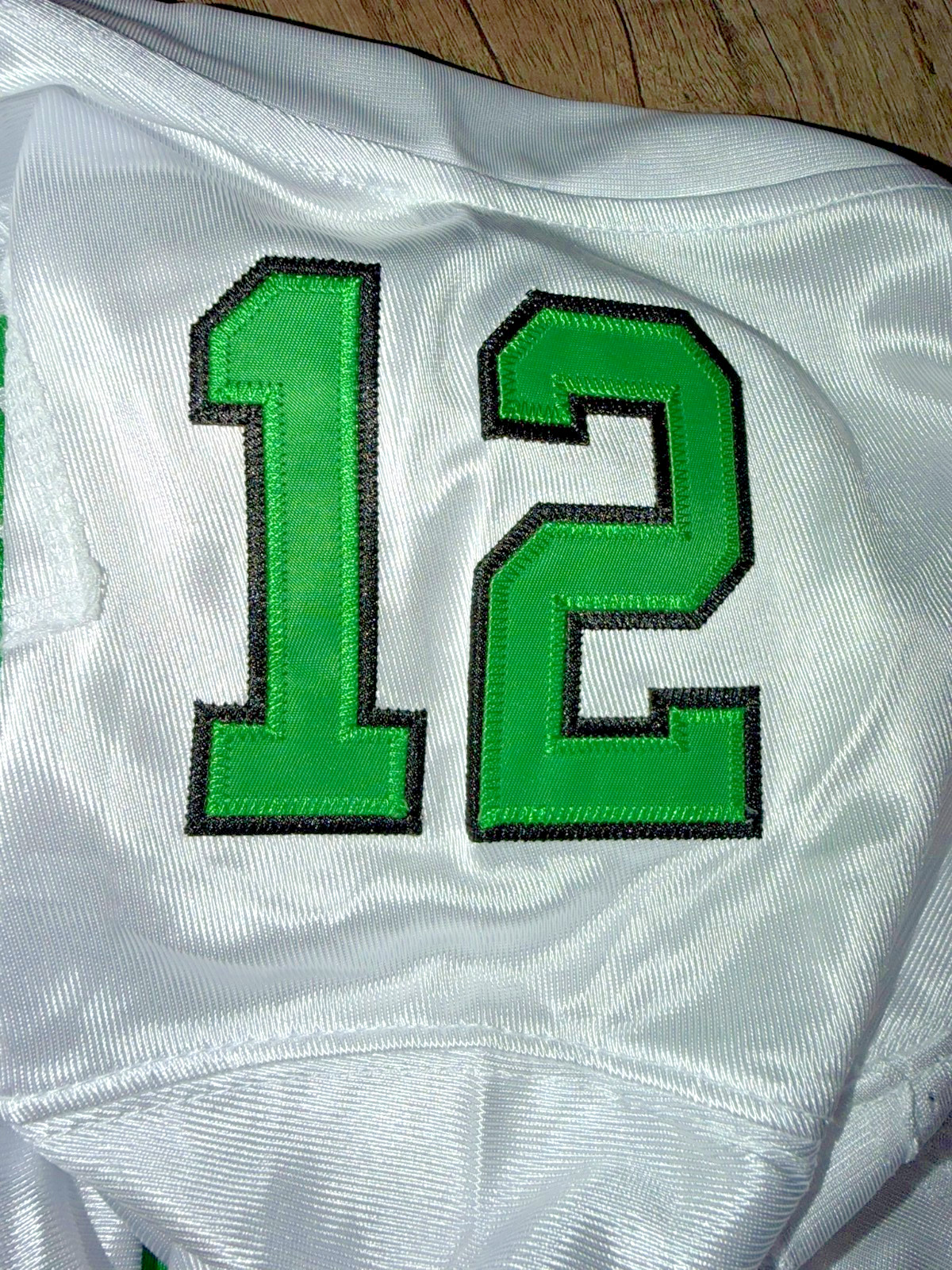Brand New #12 Randall Cunningham Throwback White Eagles Jersey Size XL