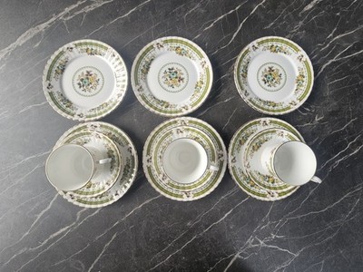 VINTAGE Service ROYAL STAFFORD DOVEDALE ENGLISH BONE CHINA Tasse/12 Teiile 