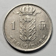 1958 Belgium 1 One Franc - Copper Nickel Coin - Belgian - World - French Text