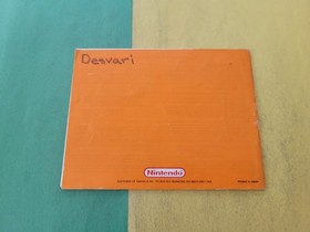 Donkey Kong Classics (NES, 1988) Instruction Manual Only