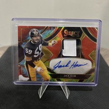 2025 Panini Select - Signature Memorabilia Jack Ham #SME-JHM Tie-Dye /25 MEM AU