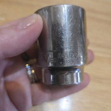 Matco C366A 1/2" Drive 1-1/8" 6 Point Socket Made In USA Used Mechanic Tool