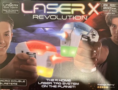 Laser X Evolution Micro Double Blasters Laser Tag Gaming Experience 2 Players