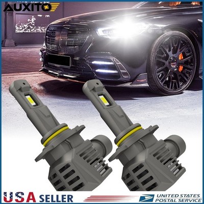 AUXITO 9012 LED Headlight Kit High Low Beam Bulbs Bright White Wireless CANbus