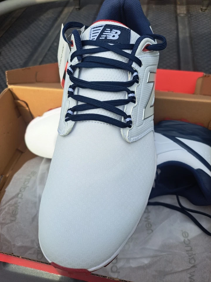 New Men's New Balance Striker V3 Golf Shoes Never Worn Size 15D Red white blue - Image 2 of 4