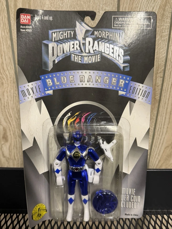 ЛОТ ИЗ 3 Power Rangers 4» фигурка 1995 Mighty Morphin питания рейнджеров новый в коробке - Изображение 3 из 4