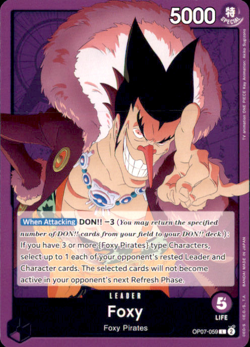 Foxy (059) L 500 Years in the Future OP07-059 NM 2024