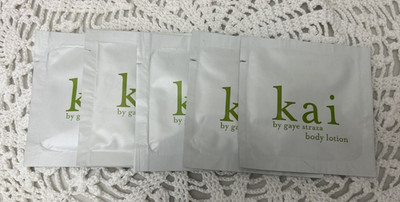 (5) Kai Body Lotion Sample Size. lot of 5