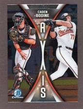 2025 Bowman Chrome Draft Axis Caden Bodine Baltimore Orioles