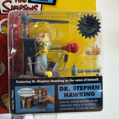 The Simpsons Dr. Stephen Hawking figure Playmates WOS Series 13