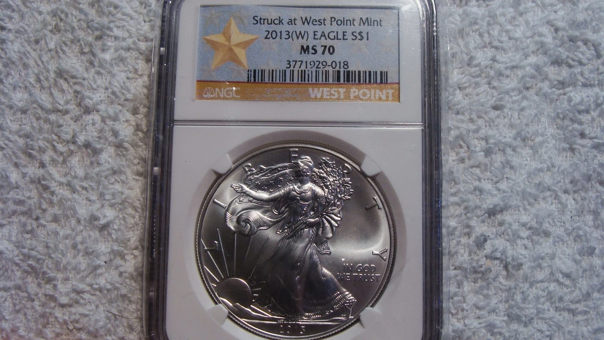 American Eagle MS 70 Graded 2013 Silver Bullion Coins for sale | eBay