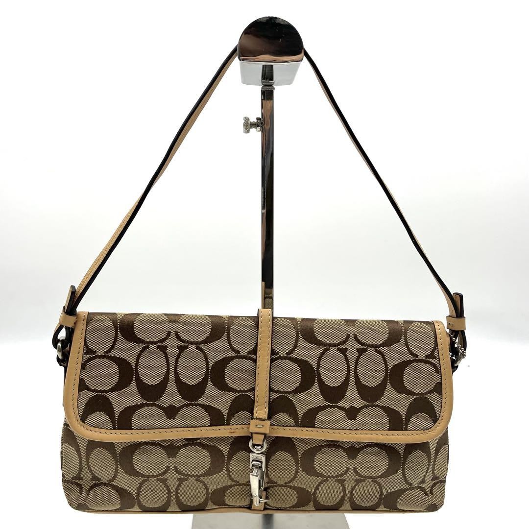 COACH Signature SV Hardware Shoulder Bag 6348 in PCED37 Color