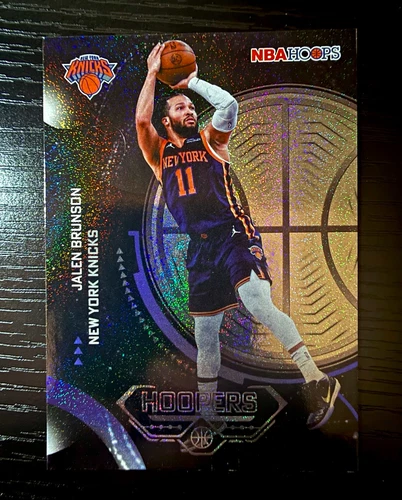 Topps 2026 NBA Hoops Hoopers Pixel Burst Insert Jalen Brunson H-9
