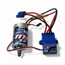 Traxxas XL5 Waterproof Esc & Titan 12T 550 Brushed Motor Rc EC5 Connector Slash