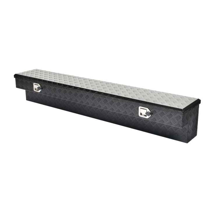 72 Inch Heavy Duty Aluminum Truck Side Tool Box w/ Rigid Core Lid