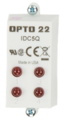 Opto 22 IDC5Q Quad Pak 4-Channel AC/DC Input, 12-32 VAC/10-32 VDC, 5 VDC Logic