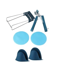 Leadigol Kitchen Hot Plate GripperDish Plate Clip Anti-scald Placemat Kitchen...