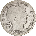 1915-P Barber Half Dollar - Scratch
