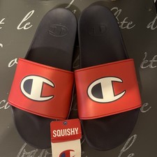 NWT, Champion Men s /Super Slide Solid C Slides / Sandals Red Size9