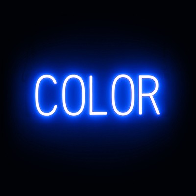 SpellBrite COLOR Sign | Neon Color Sign Look, LED Light | 20.6'' x 6.3''