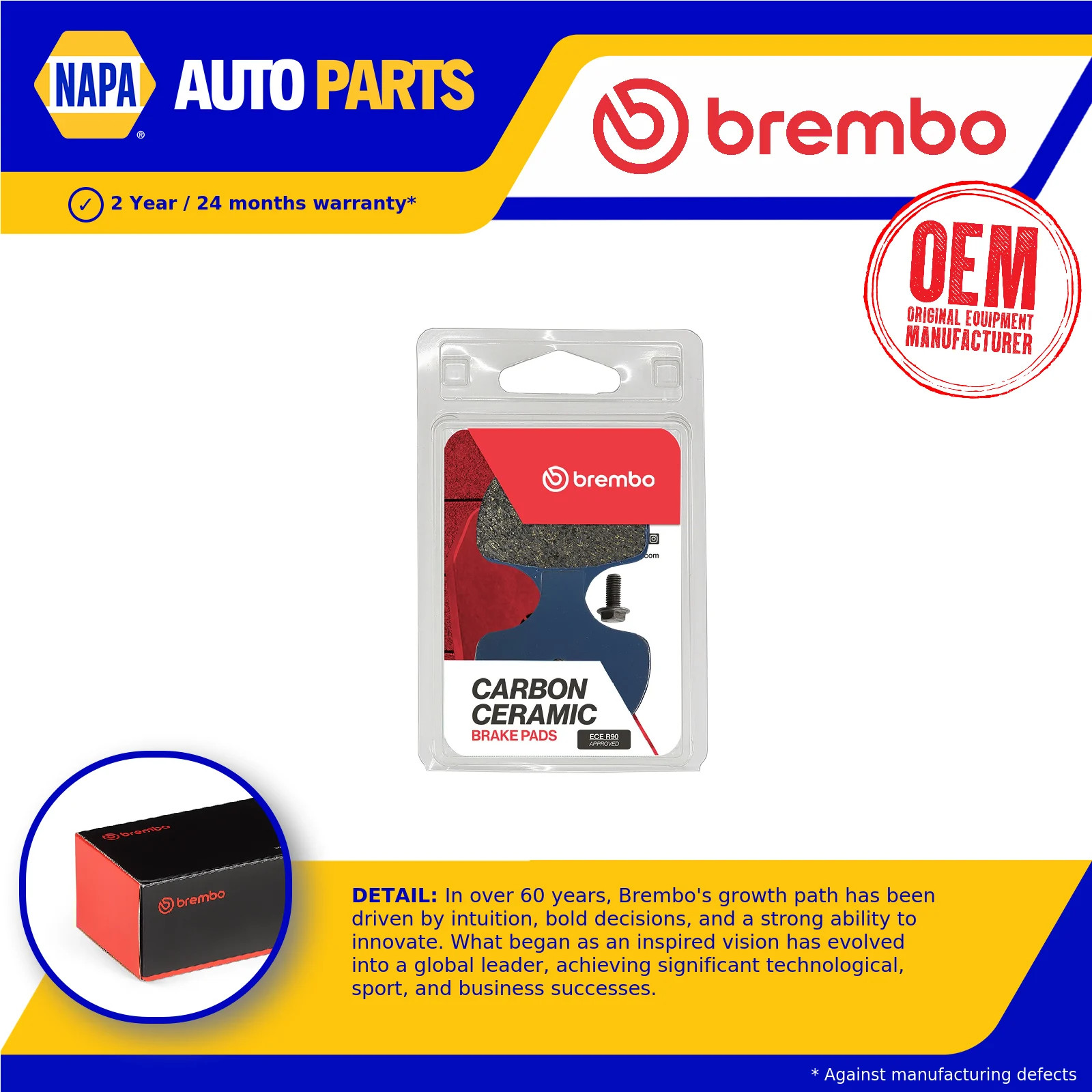Motorcycle Brake Pads Set Front 07HD0614 Brembo Genuine Top Quality Guaranteed