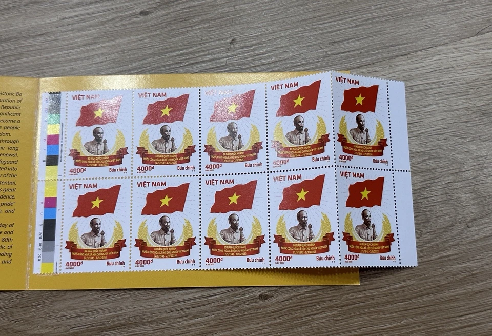 Вьетнам 2025 марка 80-й день независимости MNH буклет - Изображение 4 из 4