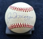 Joe DiMaggio Single Signed AUTO Official American League Baseball PSA/DNA LOA