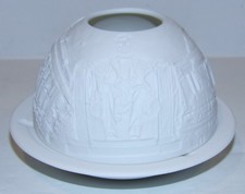 BERNARDAUD LIMOGES FRANCE WASHINGTON DC LITHOPHANE CANDLE VOTIVE FAIRY LAMP