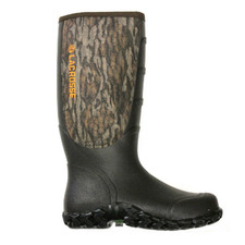 LaCrosse Alpha Lite Hunting Boots Men's Black Mossy Oak Pull On Mid-Calf ACAD194