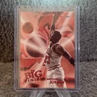 MICHAEL JORDAN "THE BIG FINISH" 1996 SKYBOX NBA HOOPS CHICAGO BASKETBALL CARD